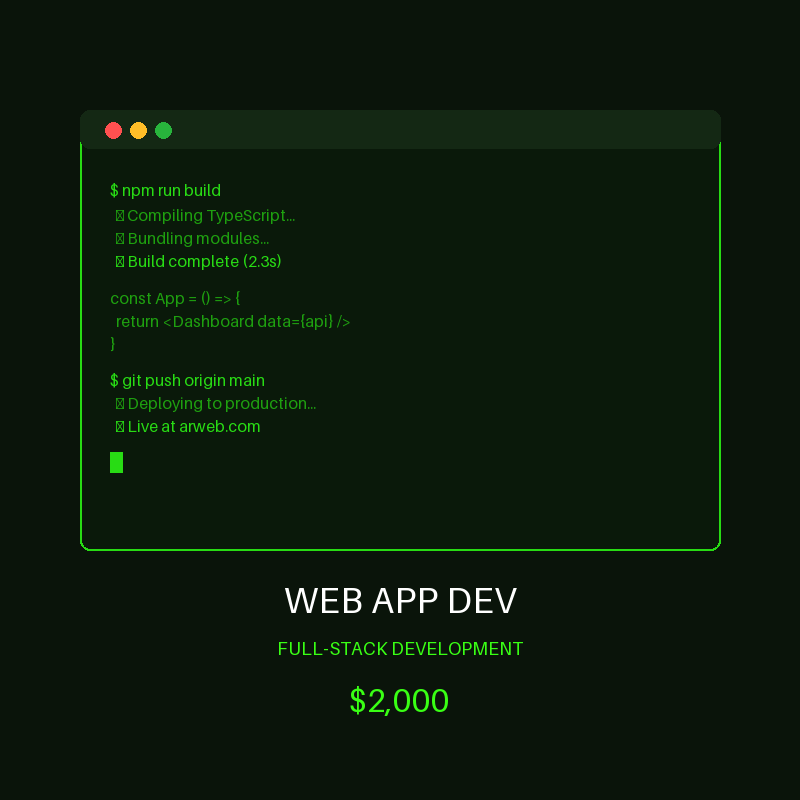 Web App Development
